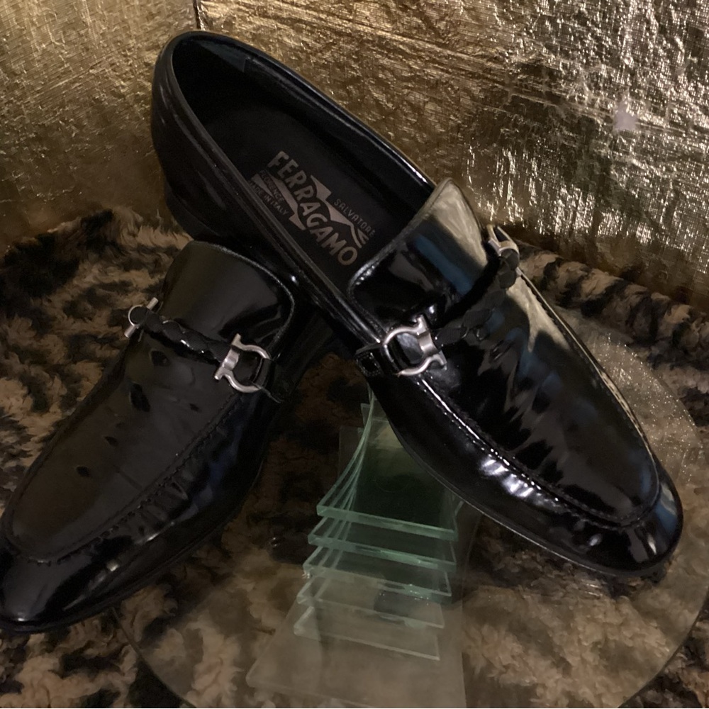 Salvatore Ferragamo Men's Black Loafers